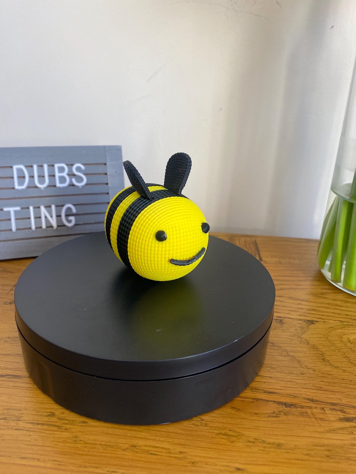 Beautifully 3D printed Crochet style bumble bee perfect gift