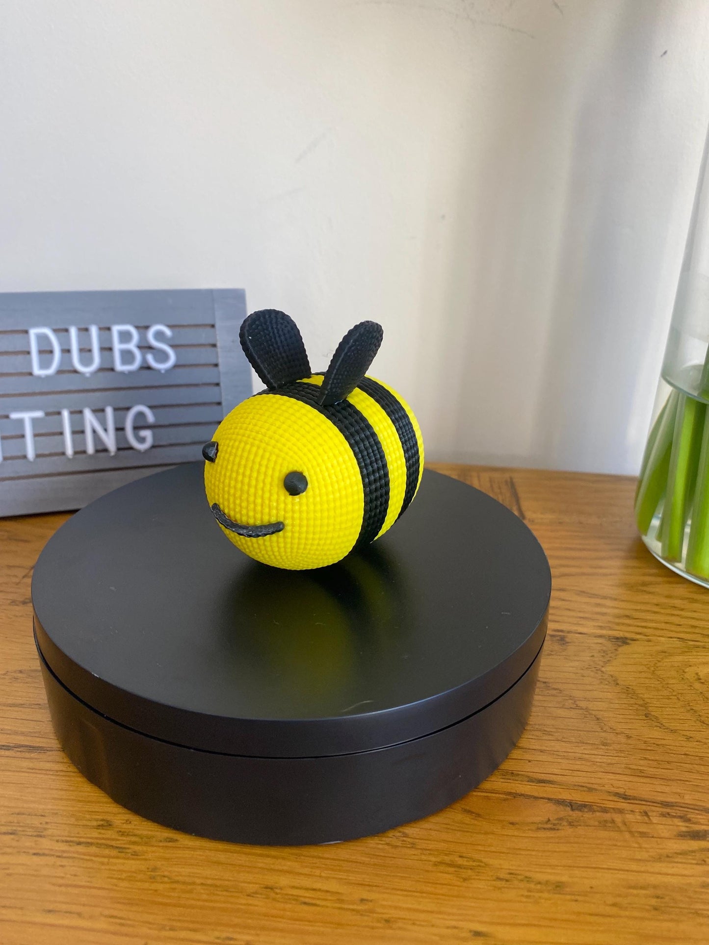 Beautifully 3D printed Crochet style bumble bee perfect gift