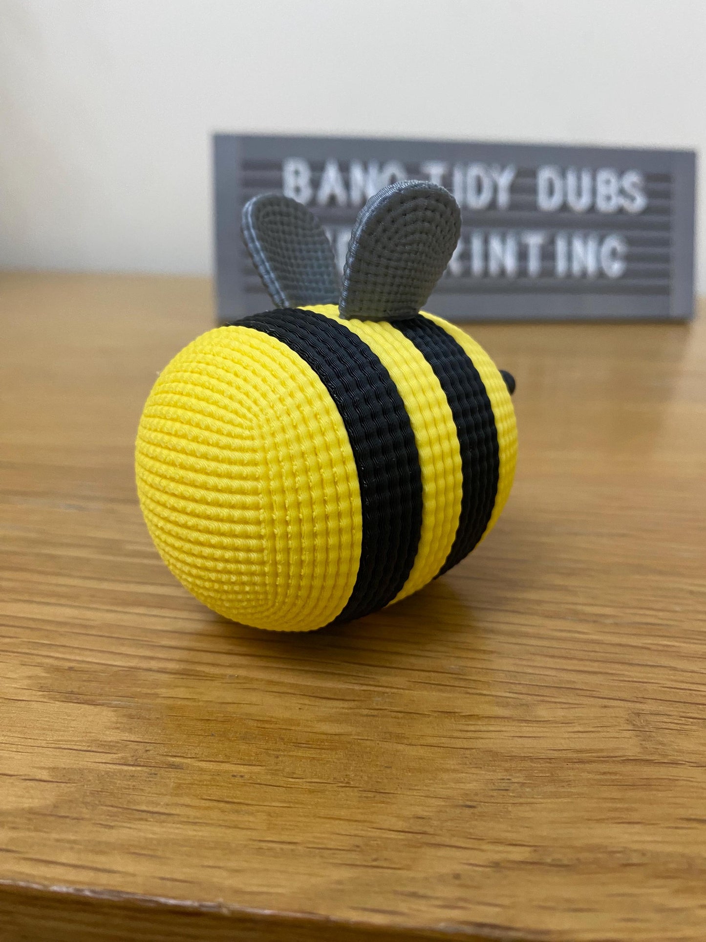 Beautifully 3D printed Crochet style bumble bee perfect gift