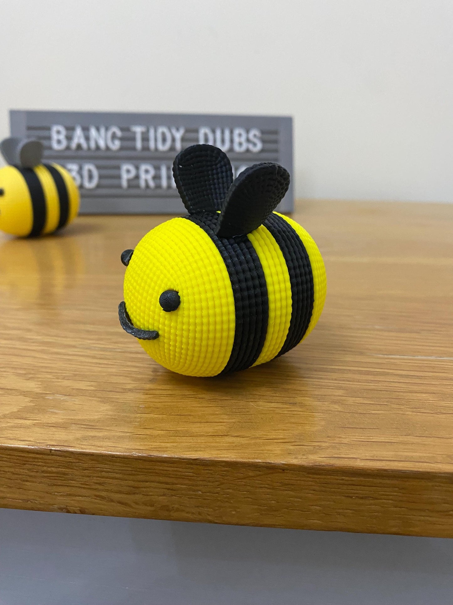 Beautifully 3D printed Crochet style bumble bee perfect gift