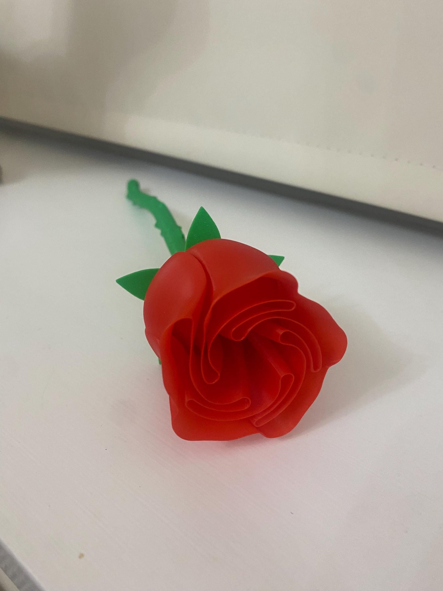 Beautiful 3D printed Rose stem artificial flowers in single or bunches