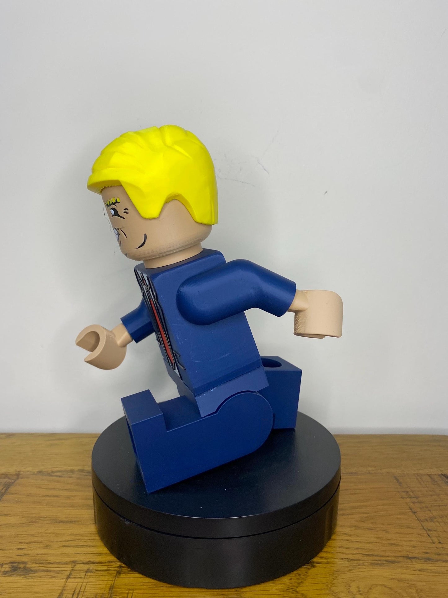 3D printed Big Brick L3GO inspired Donald trump 9” tall perfect for trump fan / gift / present. USA US president